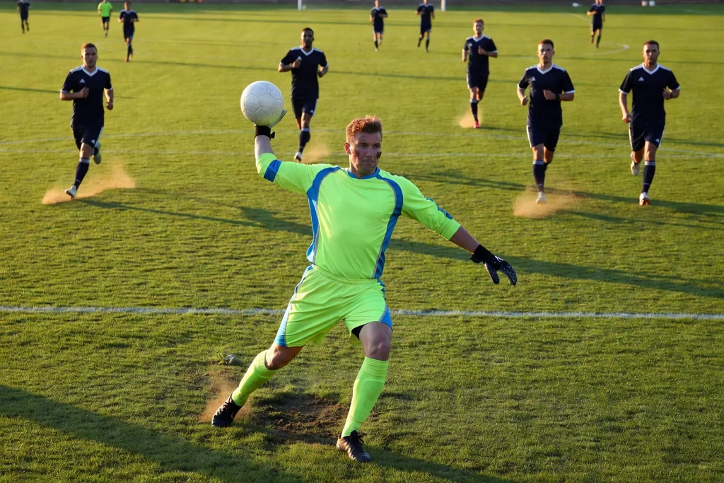 Football analytics illustration: goalkeeper distribution metrics