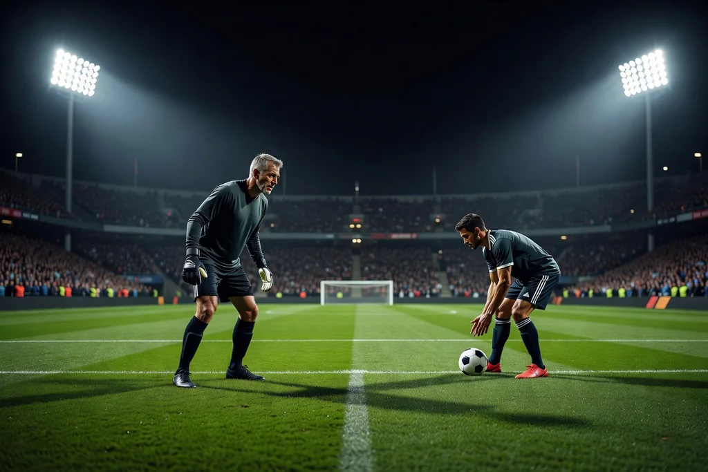 Football analytics illustration: penalties and the goalkeeper